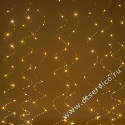 Гирлянда занавес 3х3м белый теплый 300Led ЭРА ЕGNIG-ZW_1